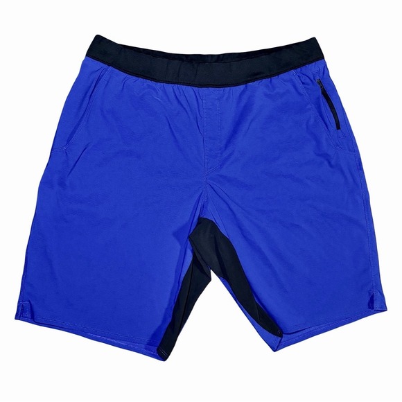 The North Face Mens Active Shorts Royal Blue, No Liner, Zipper Pocket - Picture 4 of 16